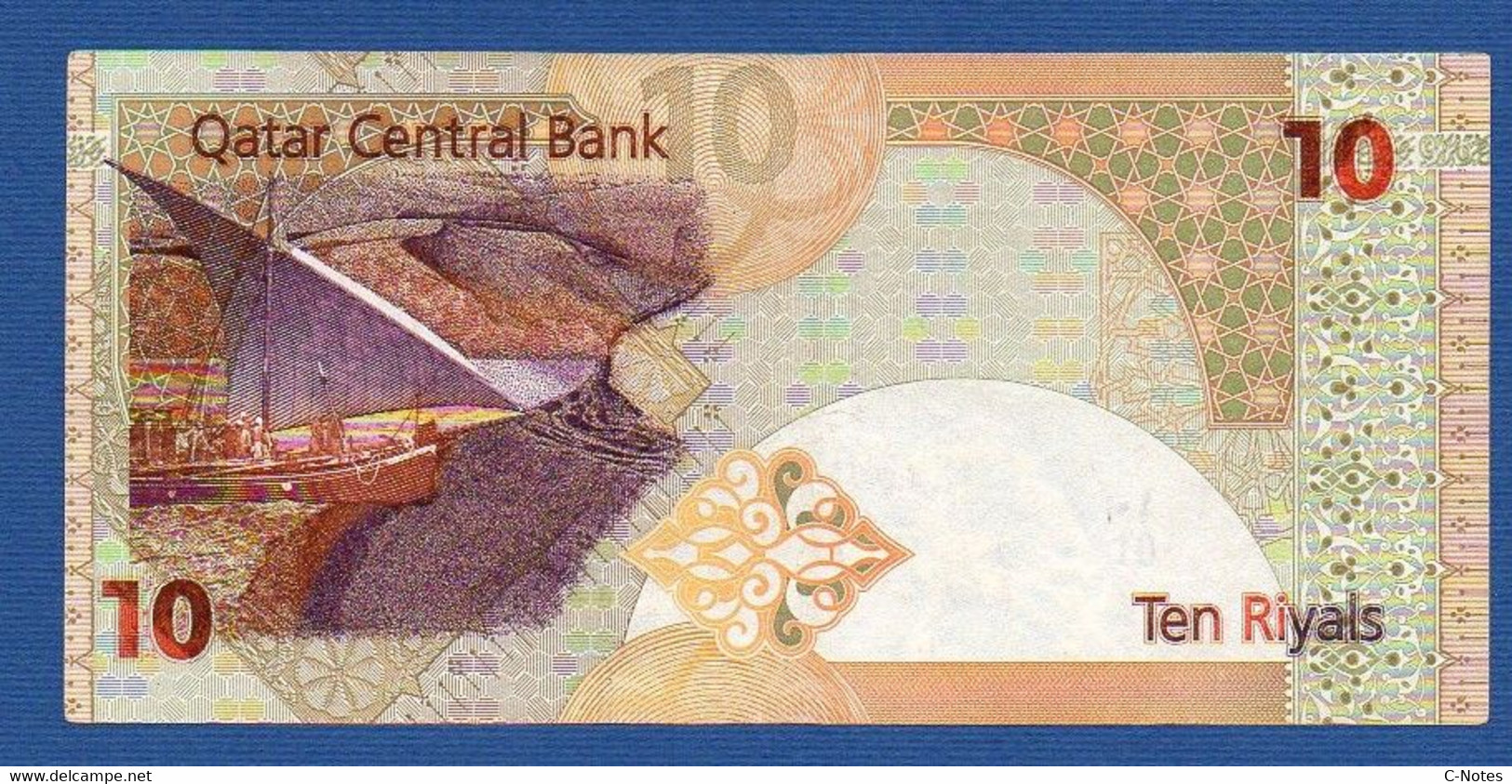 QATAR - P.22 – 10 RIALS ND (2003) - Circulated VF/XF - Serie See Photos - Qatar