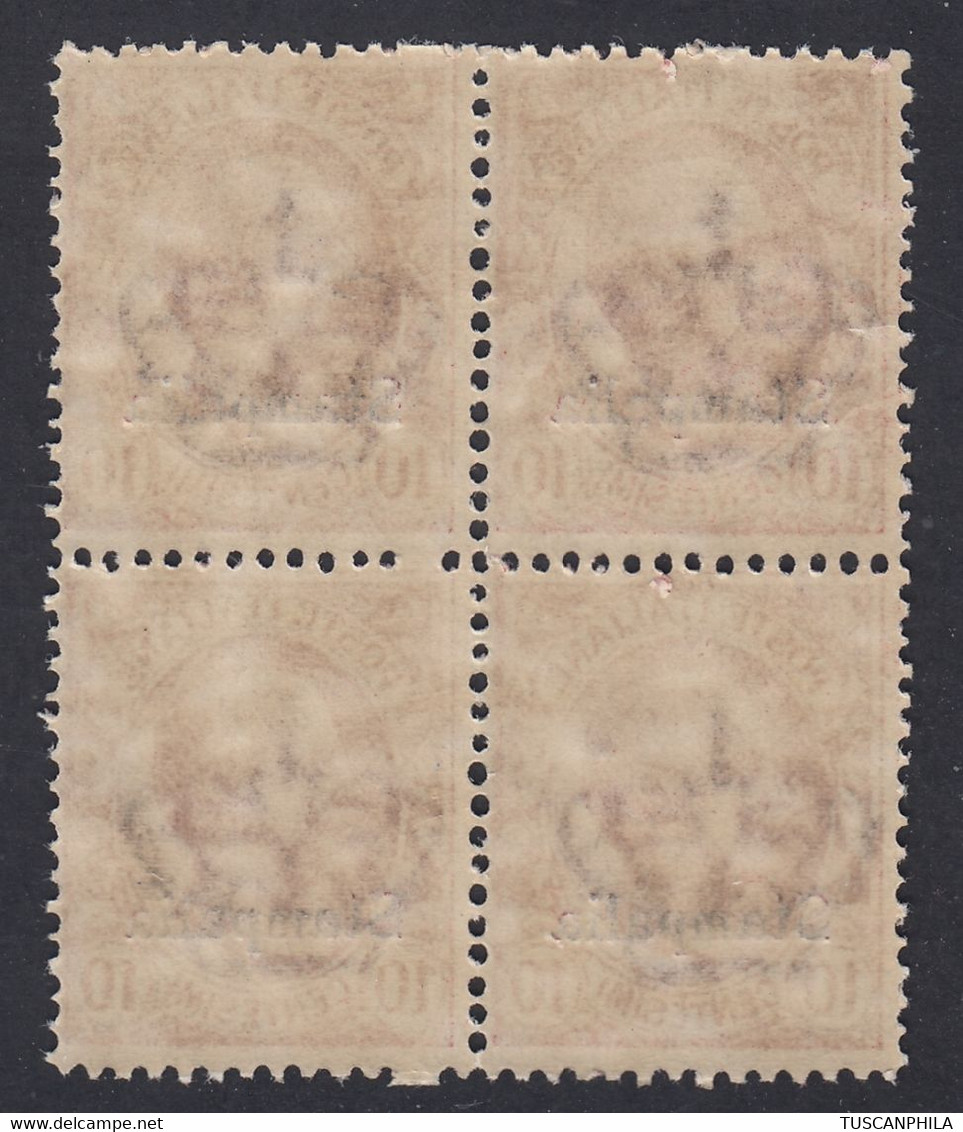 1912 Blocco Di 4 Valori Sass. 3 MNH** Cv 20 - Ägäis (Stampalia)