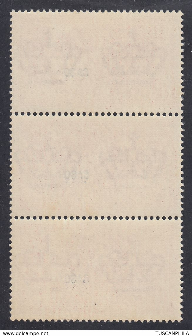 1932 Blocco Di 3 Valori Sass. 22 MNH** Cv 420 - Aegean (Caso)