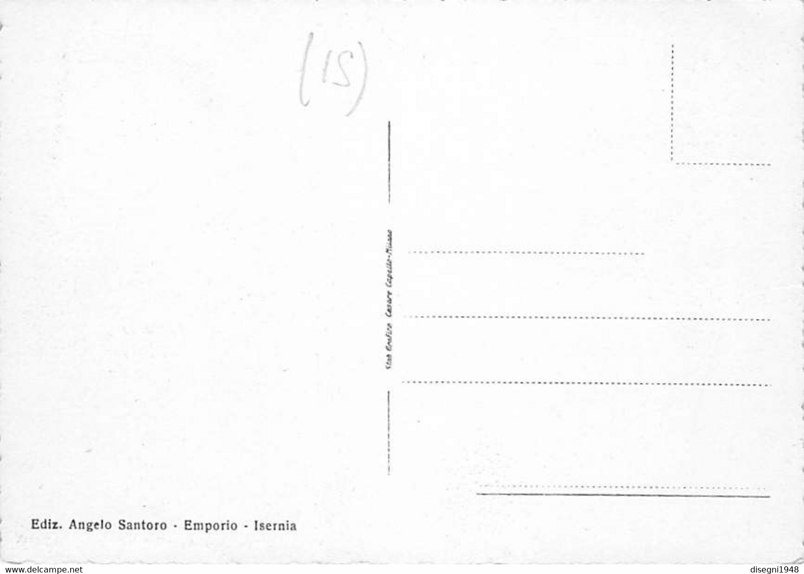 011564 "ISERNIA - STAZIONE FERROVIARIA"  ANIMATA, CARTOLINA  ORIG. NON SPED. - Isernia