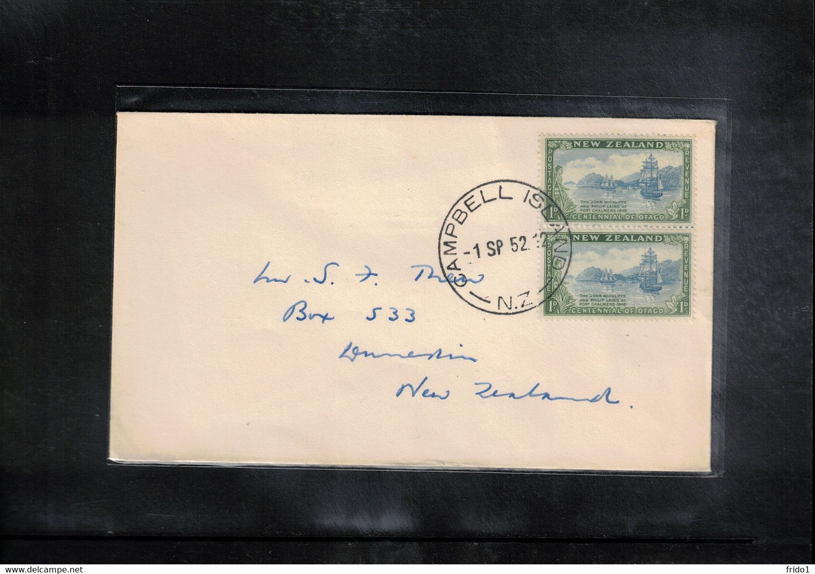 Ross Dependency 1952 Campbell Island Interesting Cover - Lettres & Documents