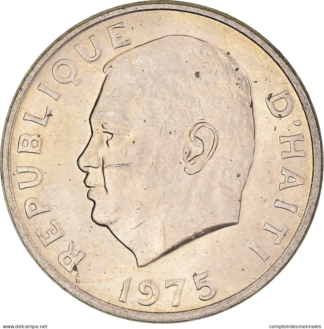 Monnaie, Haïti, 10 Centimes, 1975, SUP, Cupro-nickel, KM:120 - Haïti