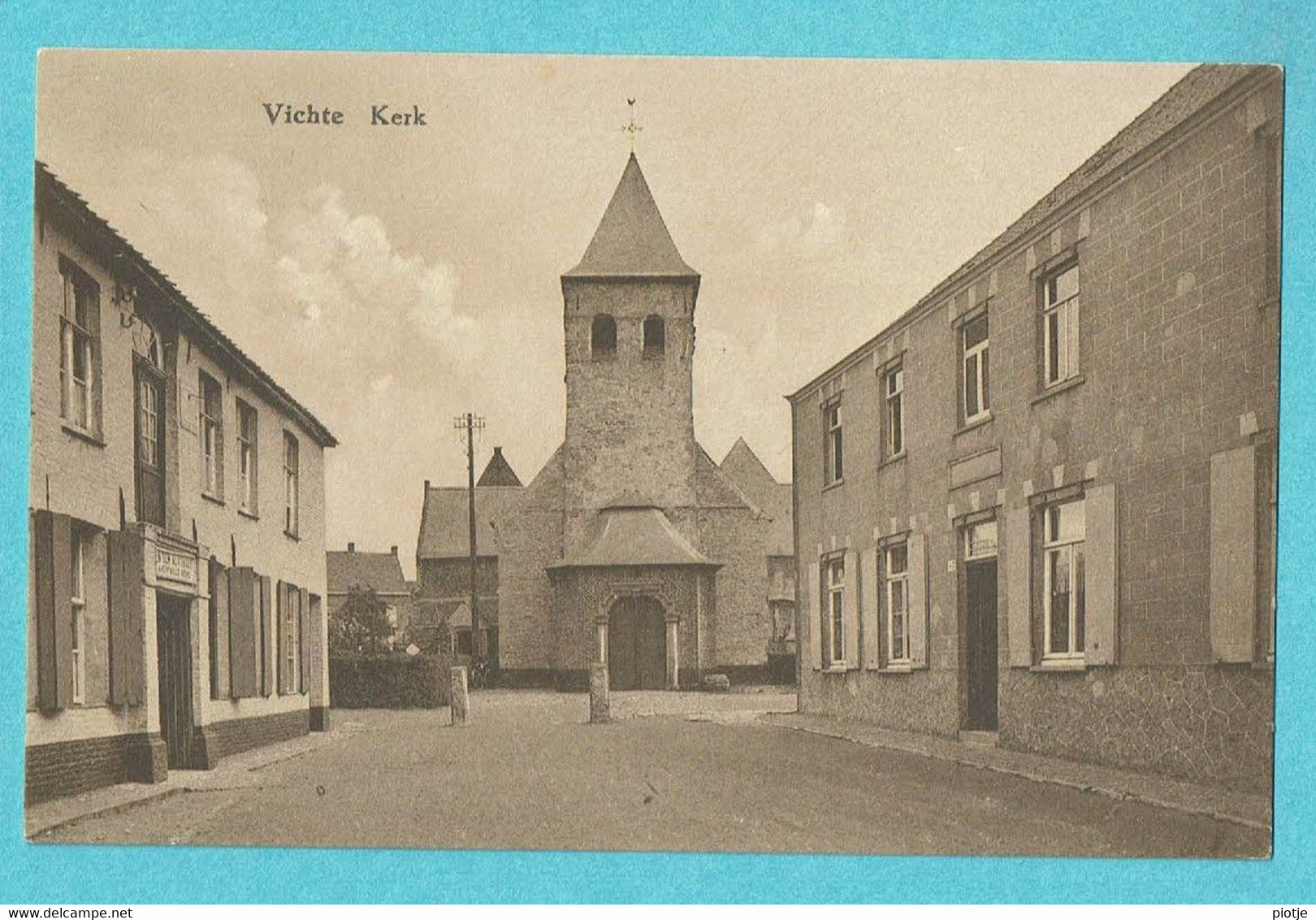 * Vichte (Anzegem - Kortrijk) * Kerk, Church, Kirche, église, Straatzicht, Zeldzaam, Unique, TOP, Rare - Anzegem