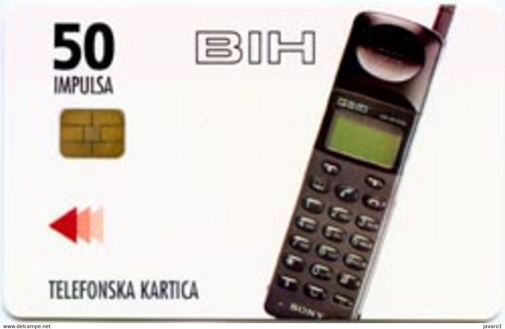 BOSNIA : S03 50 BIH Gsm Sony MINT - Bosnia