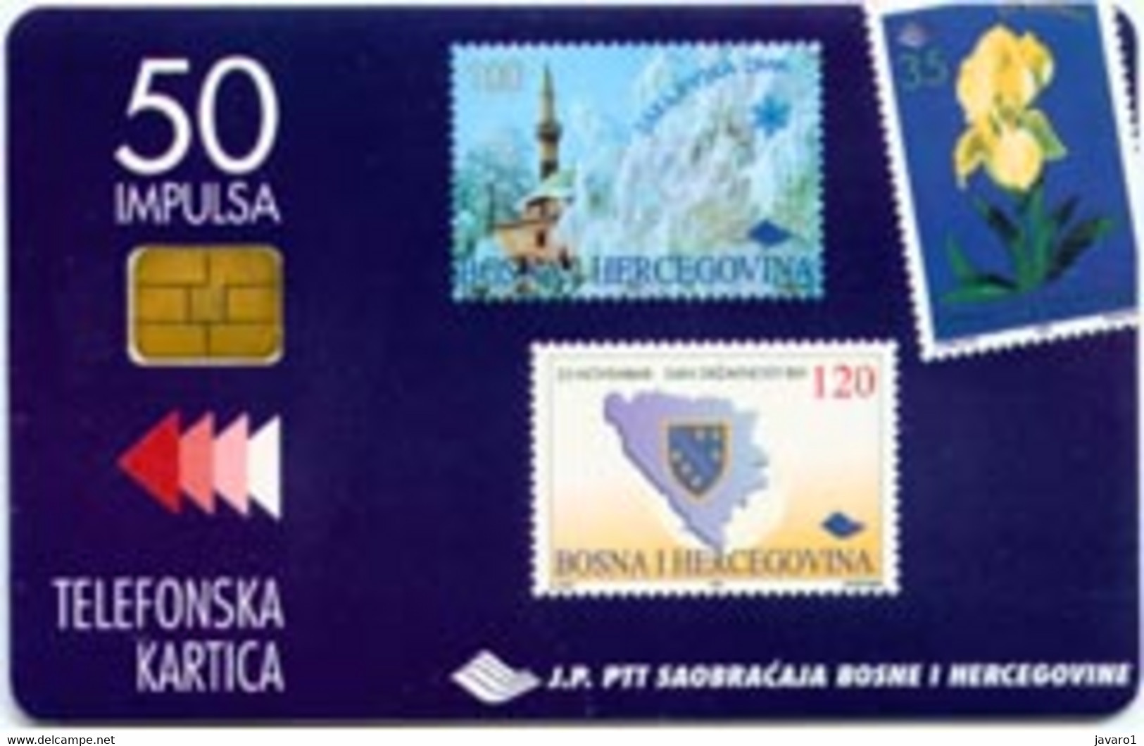 BOSNIA : S01 50 3 Poststamps (no Blister) MINT - Bosnia