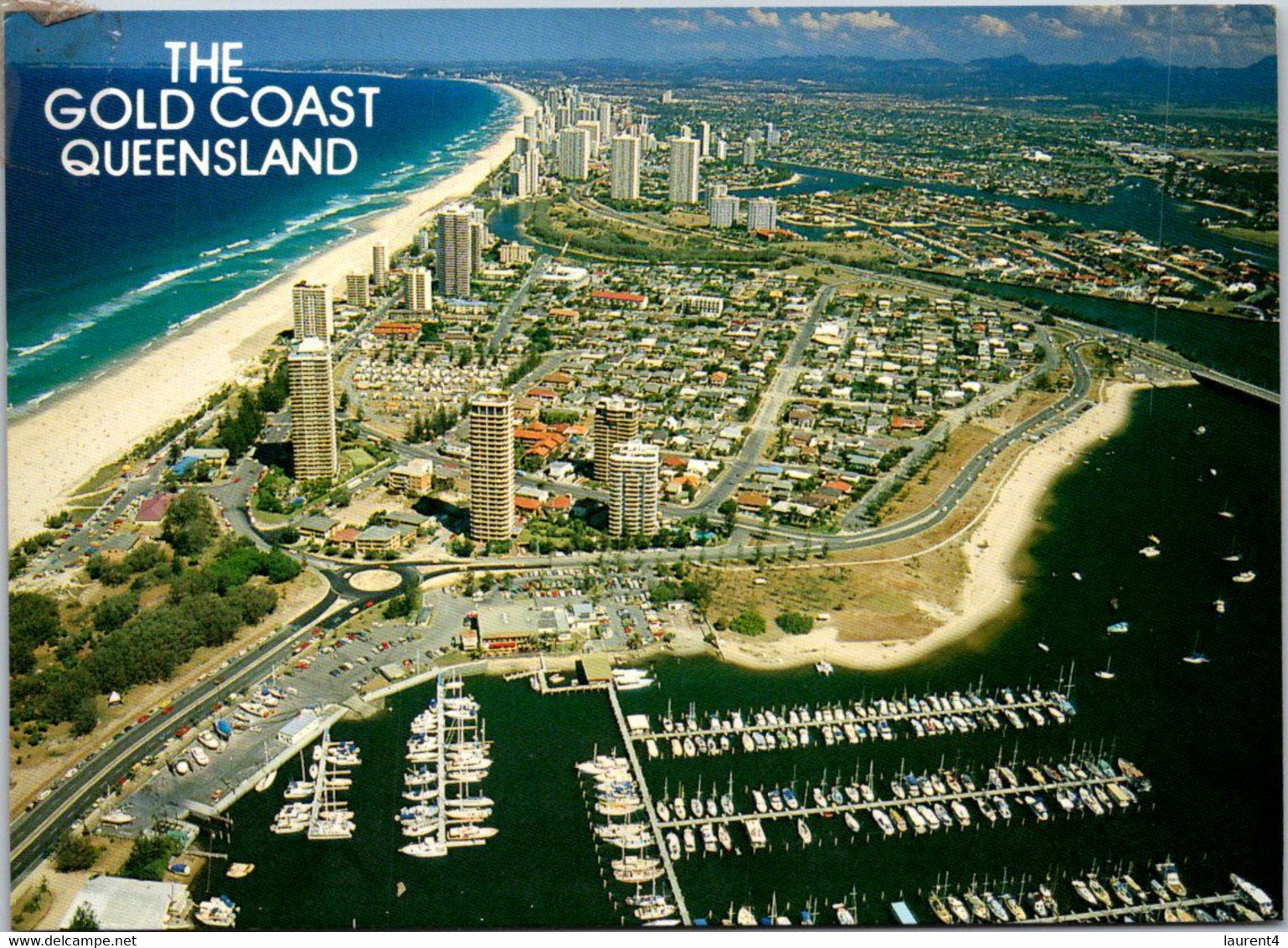 (5 H 34) (P/F)  Australia - QLD - Gold Coast (with Stamp) - Gold Coast