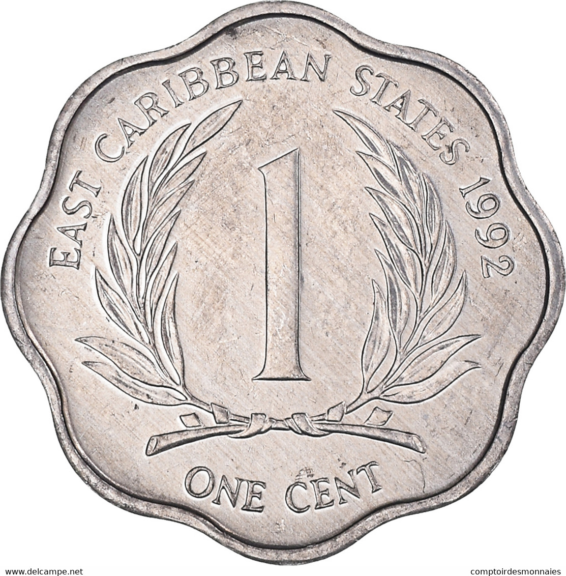 Monnaie, Etats Des Caraibes Orientales, Elizabeth II, Cent, 1992, SPL - East Caribbean States