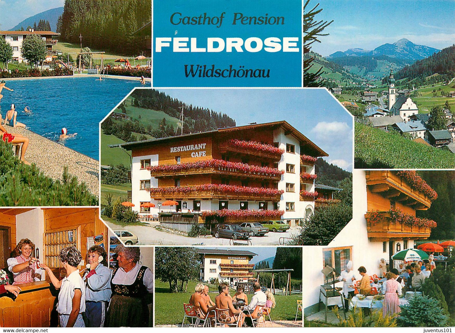 CPSM Gasthof Pension Feldrose-Wildschönau-Multivues   L1589 - Wildschönau