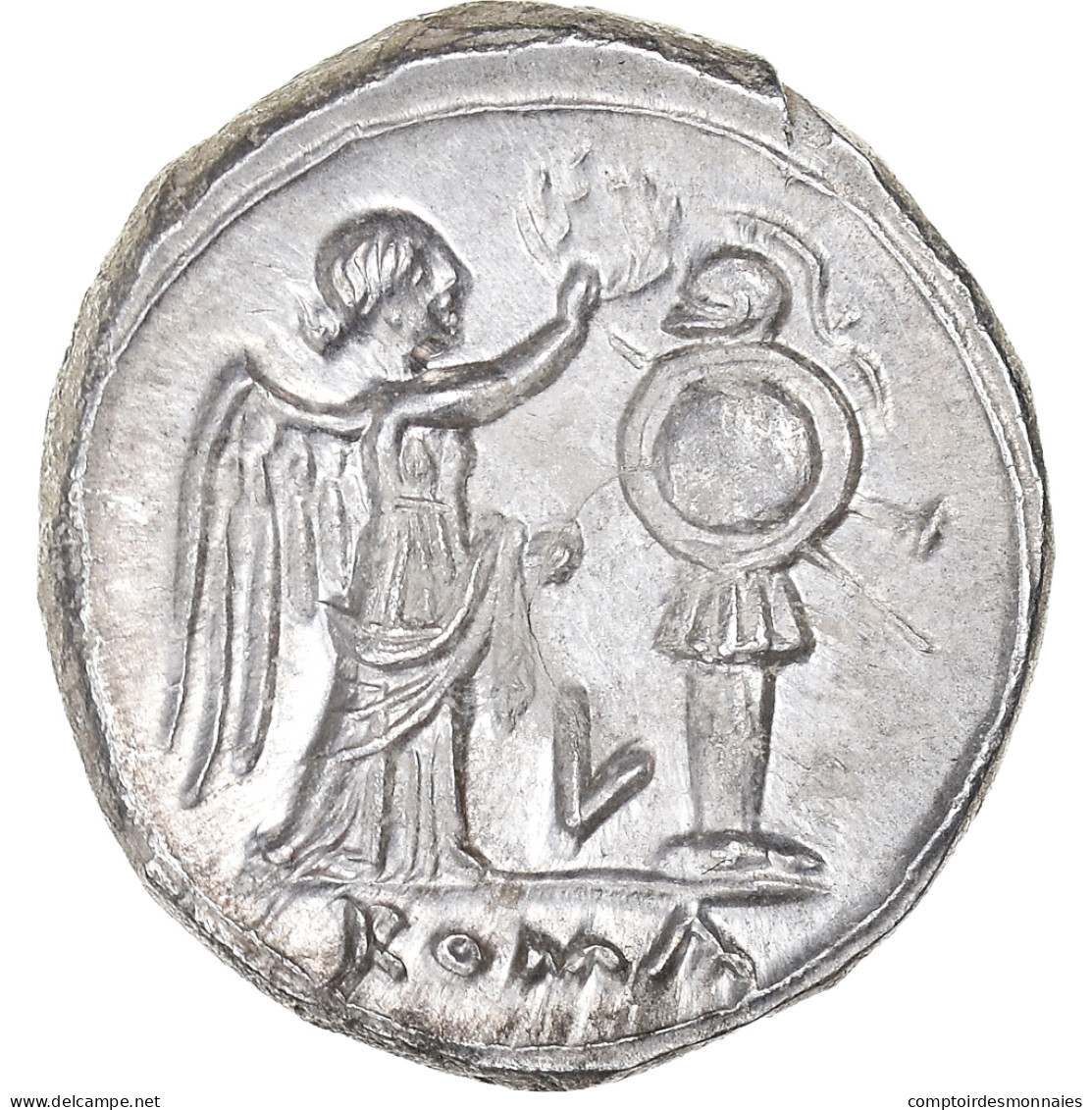 Monnaie, Anonyme, Victoriat, 211-208 BC, Luceria, SPL, Argent, Crawford:97/1a - República (-280 / -27)