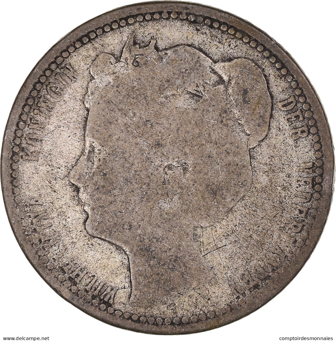 Monnaie, Pays-Bas, Wilhelmina I, 25 Cents, 1903, Utrecht, TB, Argent, KM:120.2 - 25 Centavos