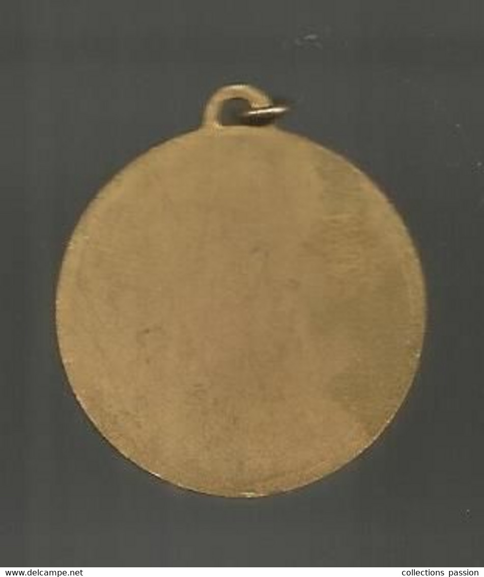 Médaille , Sports , TENNIS DE TABLE, Graveur AV, USEP, 15 Gr., Dia. 30 Mm,  2 Scans - Tischtennis