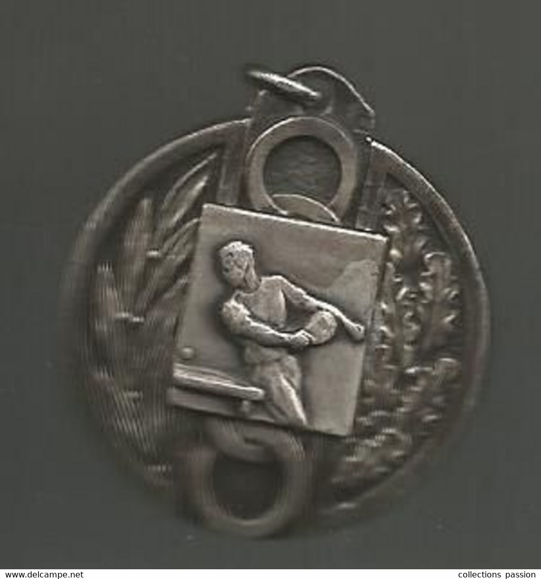 Médaille , Sports , TENNIS DE TABLE, 13.5 Gr., Dia. 30 Mm,  2 Scans - Tafeltennis