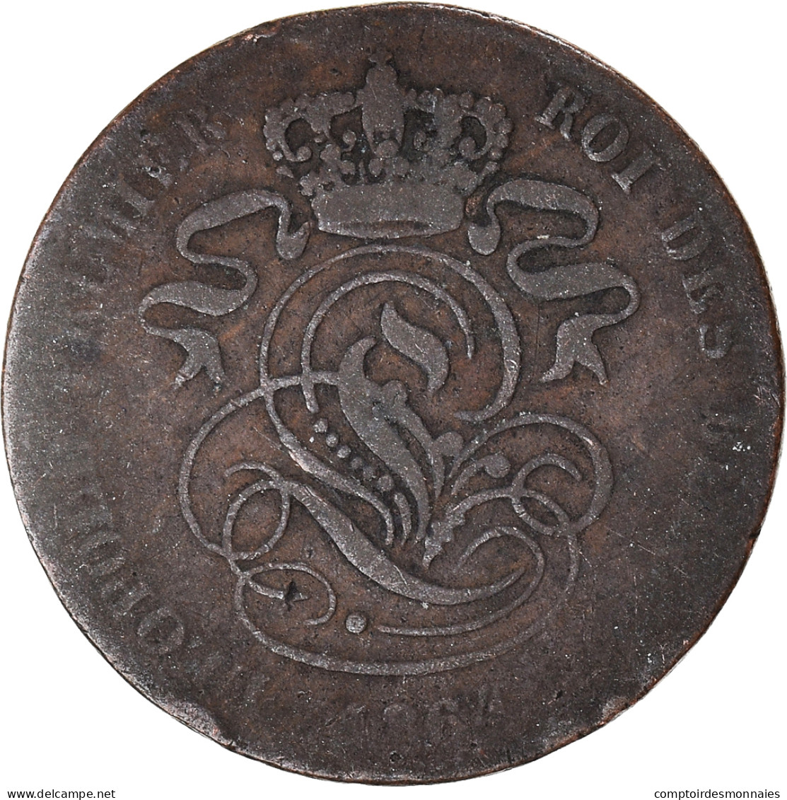 Monnaie, Belgique, 2 Centimes, 1864 - 2 Cent