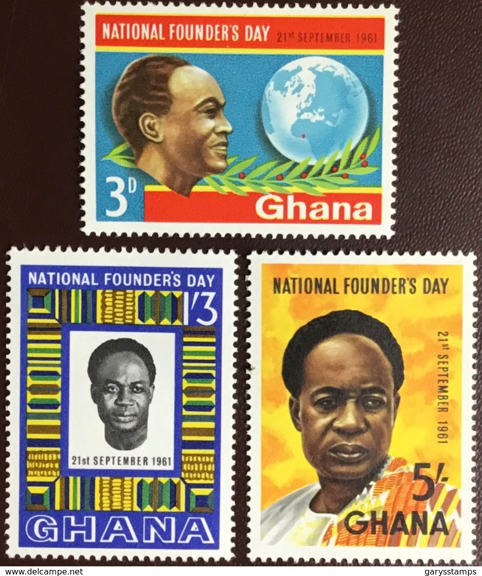 Ghana 1961 Founders Day MNH - Ghana (1957-...)