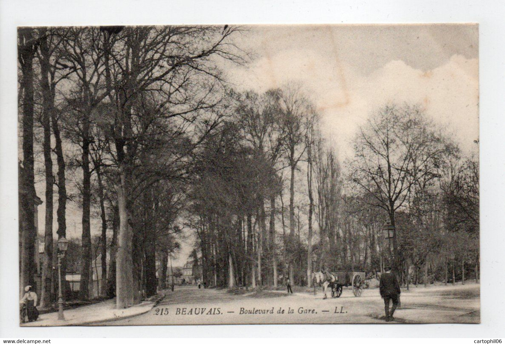 - CPA BEAUVAIS (60) - Boulevard De La Gare 1909 - Editions Lévy 215 - - Beauvais