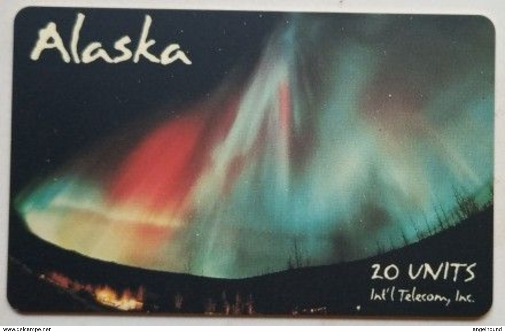 Alaska International Telecom 20 Units Alaska Borealis Photo - Cartes à Puce