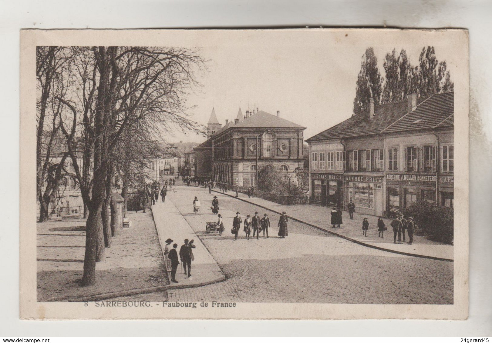 CPSM SARREBOURG (Moselle) - Faubourg De France - Sarrebourg