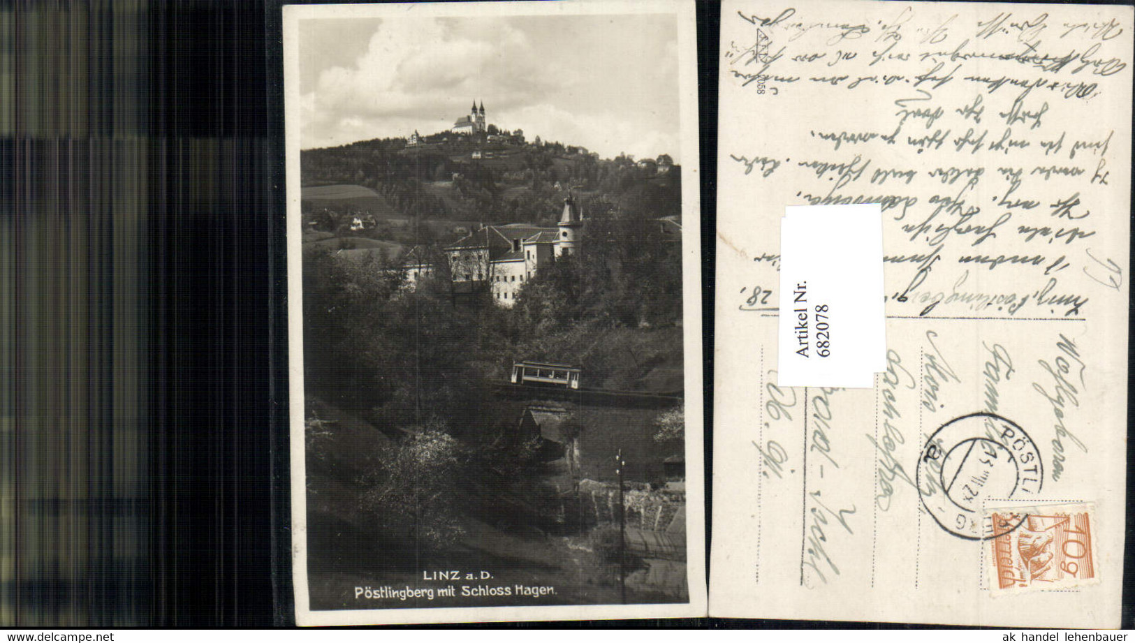 682078 Linz An Der Donau Schloss Hagen Pöstlingberg Pöstlingbergbahn - Linz Pöstlingberg