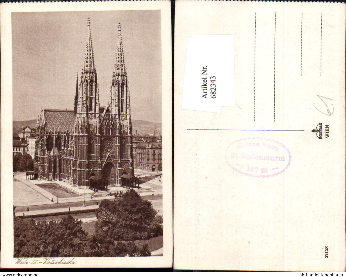 682343 Wien Stephansdom Stephanskirche - Stephansplatz