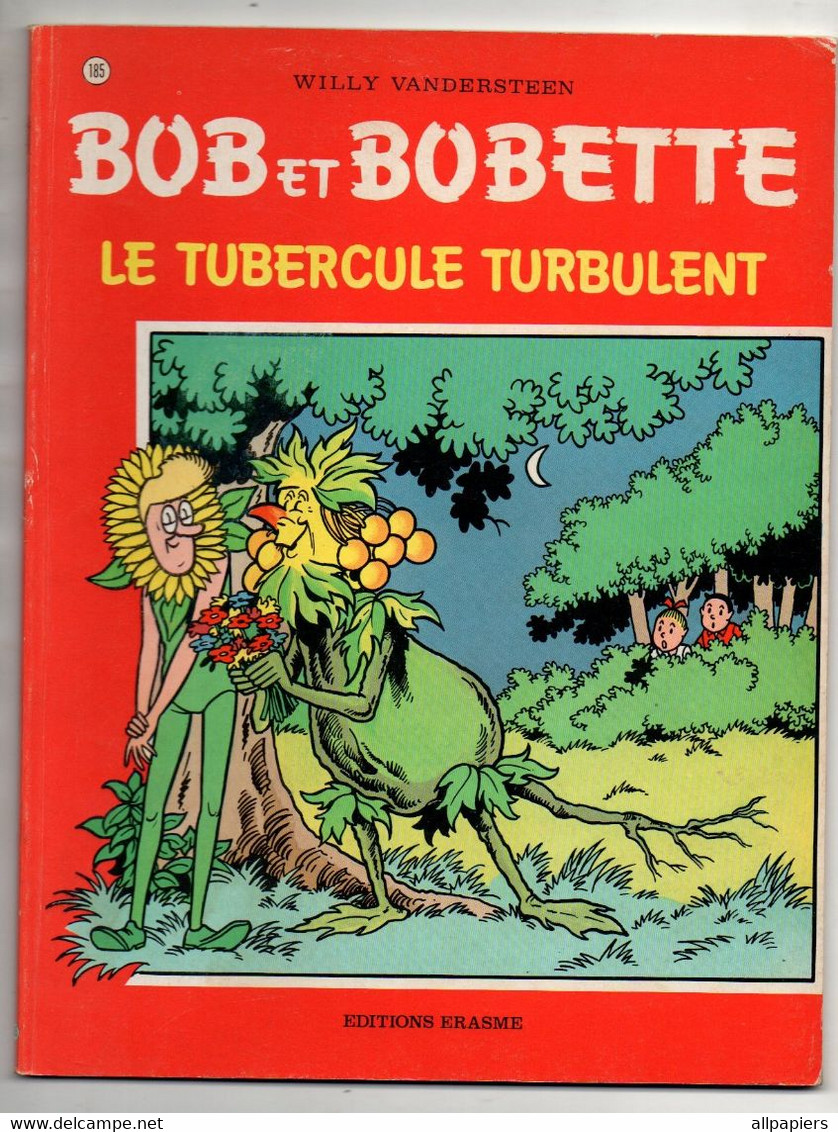 Bande Dessinée Souple édition Originale Bob Et Bobette N°185 Le Tubercule Turbulent De 1981 Par W. Vandersteen - Bob Et Bobette