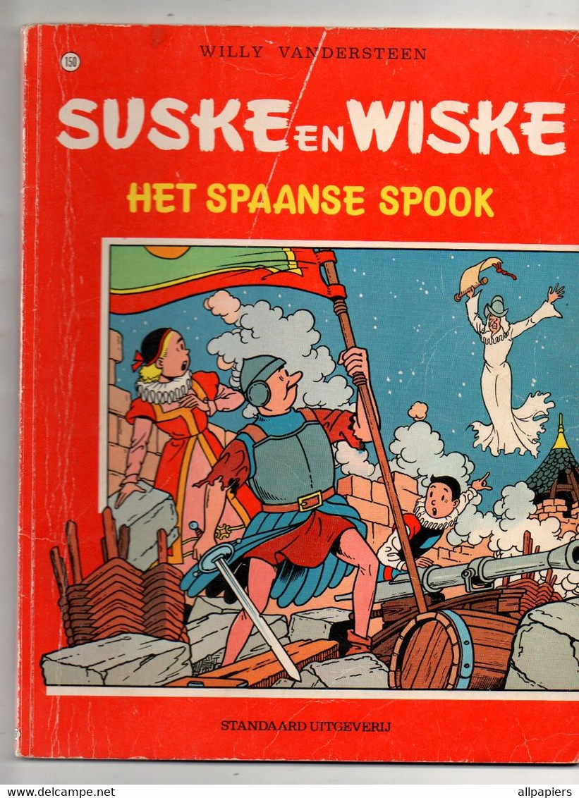 Suske En Wiske N°150 Het Spaanse Spook - Standaard Uitgeverij De 1977 - D/1974/0034/168 - 6/10/1977 - Suske & Wiske