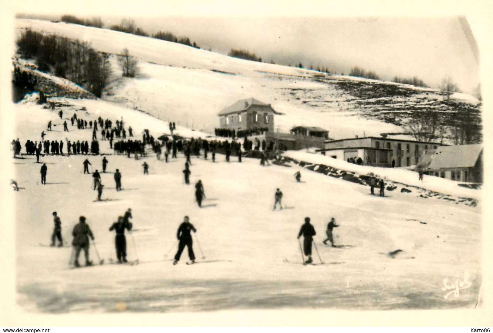 Valleraugue * Quartier De Fière Grâce , Sous La Neige à L'espérou * Ski Skieurs Sports D'hiver - Valleraugue