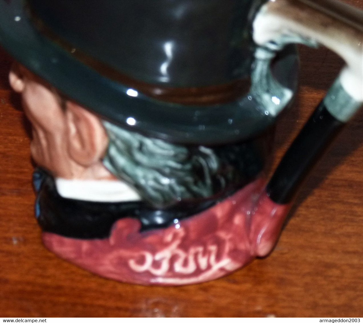 VINTAGE TASSE PETIT PICHET ROYAL DOULTON ENGLAND TETE DE John Peel EN TBE