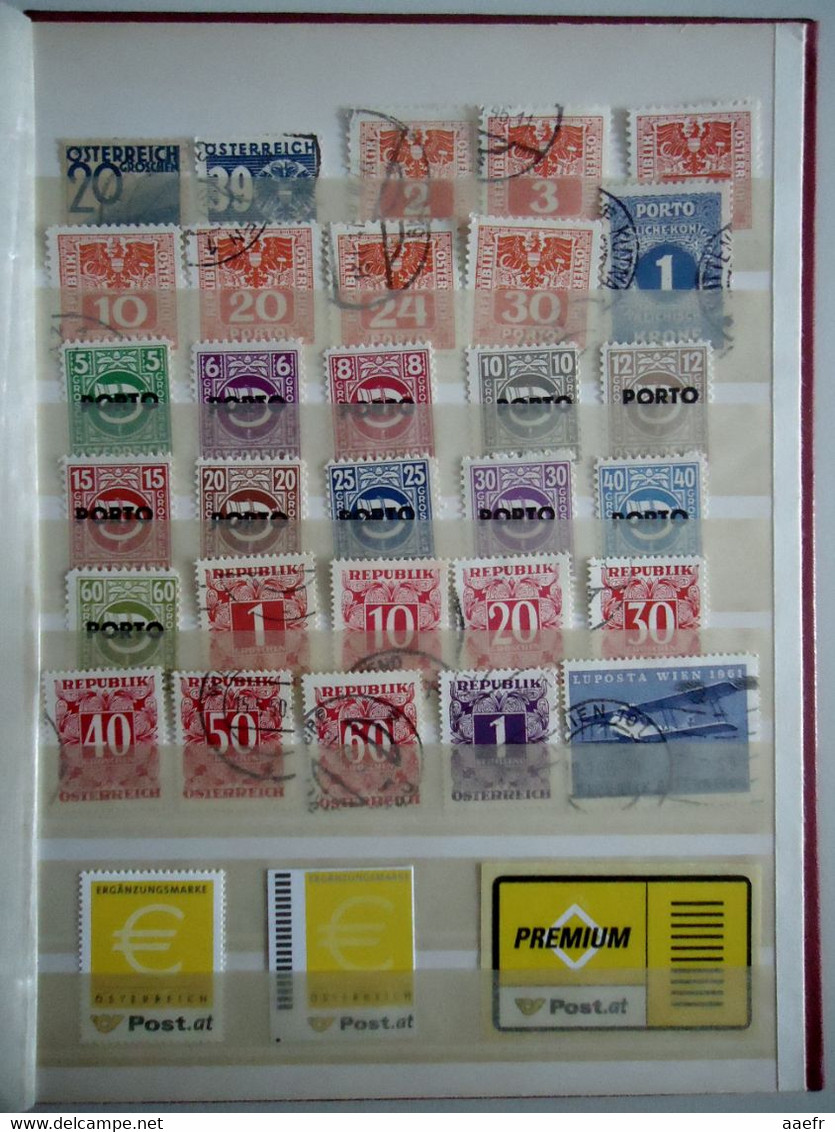 Autriche - 500 Timbres différents dans un album