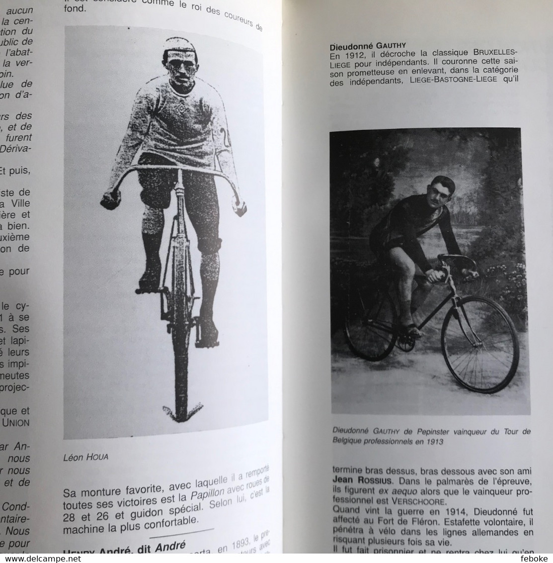 UN SIECLE DE CYCLISME EN TERRE LIEGEOISE 1893-1993 P. BOLLAND VANDERBEMDEN ANCERRES ANECDOTES STATISTIQUES - Bélgica