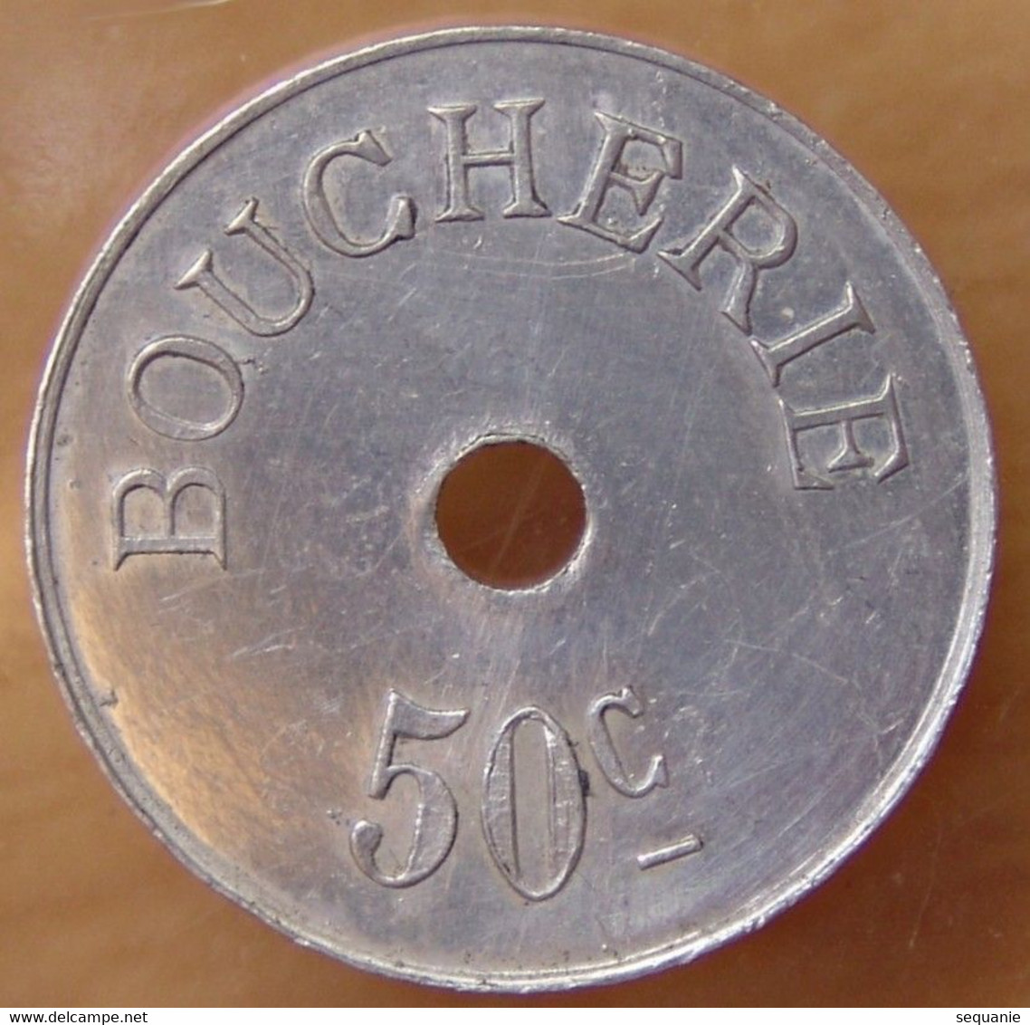 Coopérative De Thaon-les-Vosges (88) 50 Centimes BOUCHERIE - Noodgeld