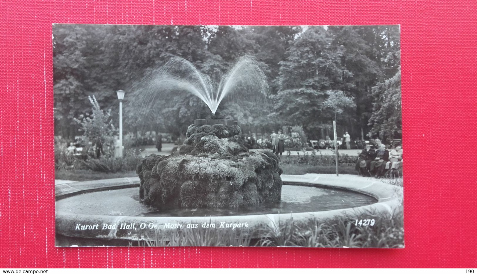 Bad Hall.Motiv Aus Dem Kurpark.Fountain - Bad Hall