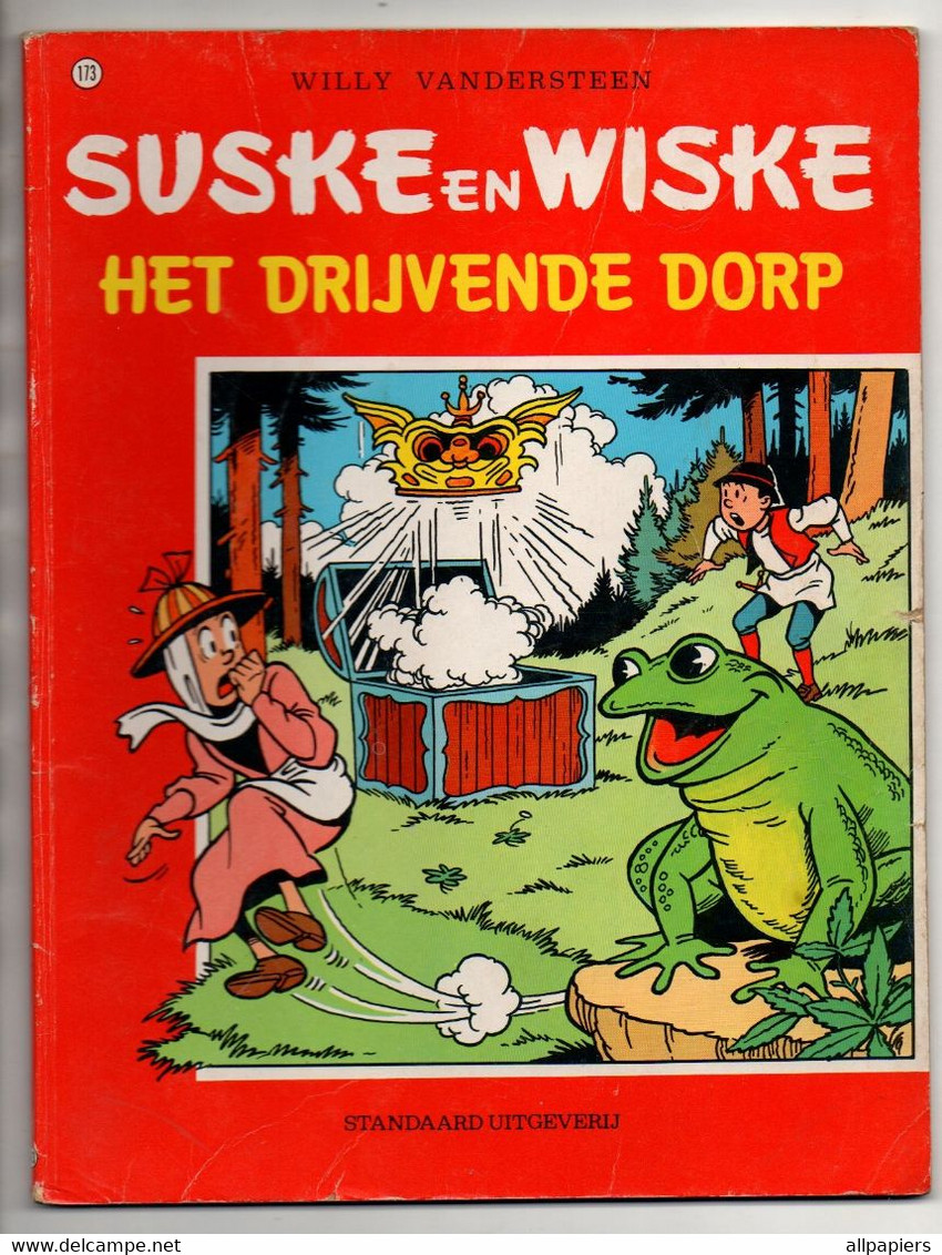 Suske En Wiske N°173 Het Drijvende Dorp Par Vandersteen - Standaard Uitgeverij De 1983 - D/1979/0034/53 - Suske & Wiske