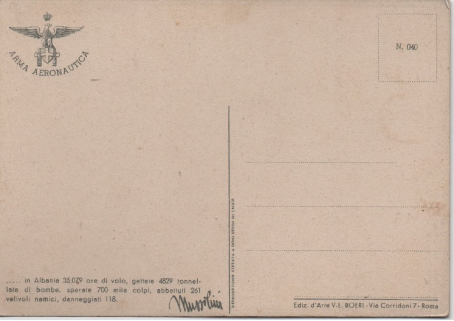 Arma Aeronautica, Aeroplani Da Bombardamento "Cicogne", Stormo Cicogne In Volo, Illustratore Stefanini, N.045 - Altri & Non Classificati