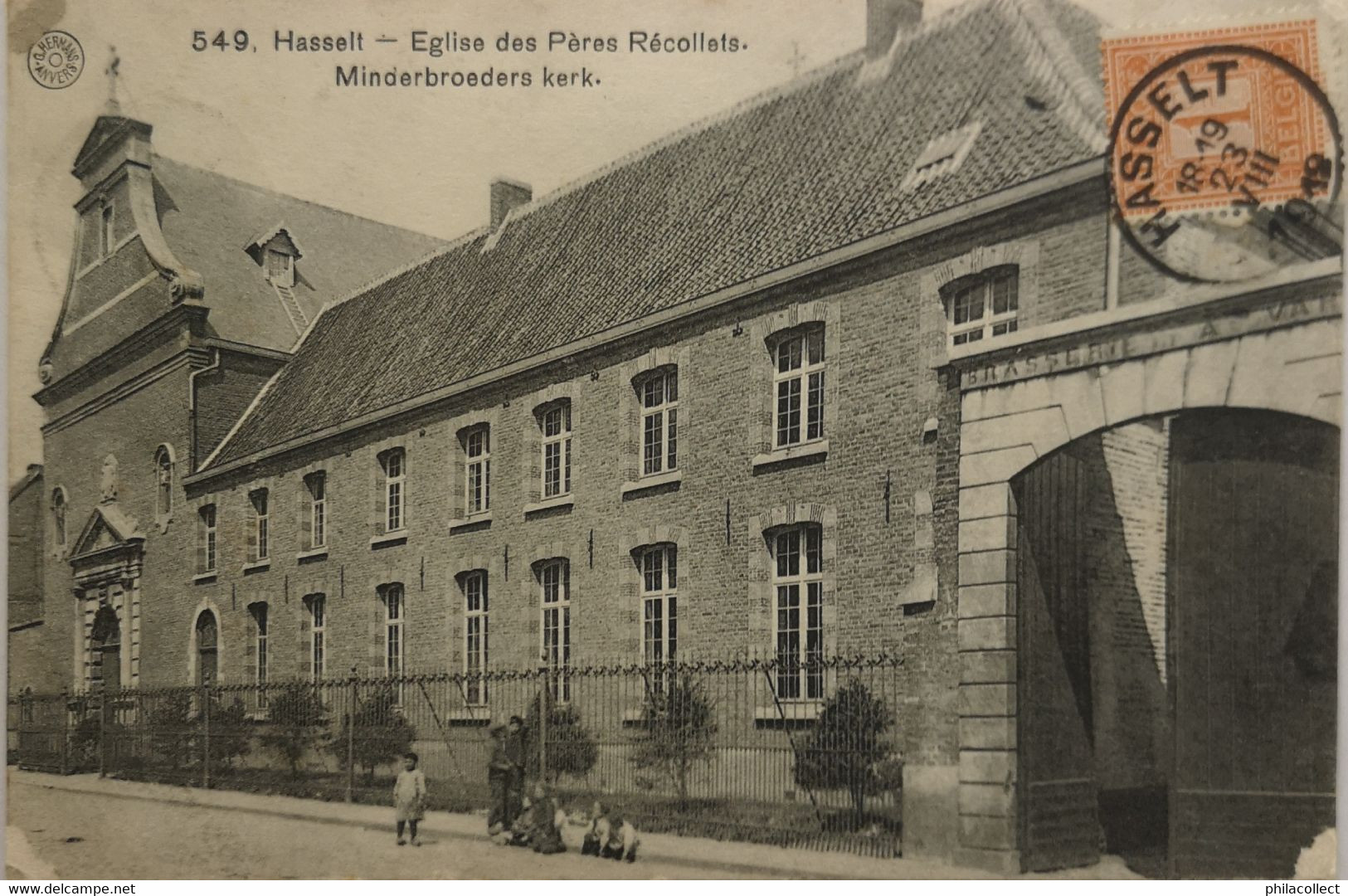 Hasselt // Eglise Des Peres Recollets 191? Hermans 549 Hoekjes - Hasselt