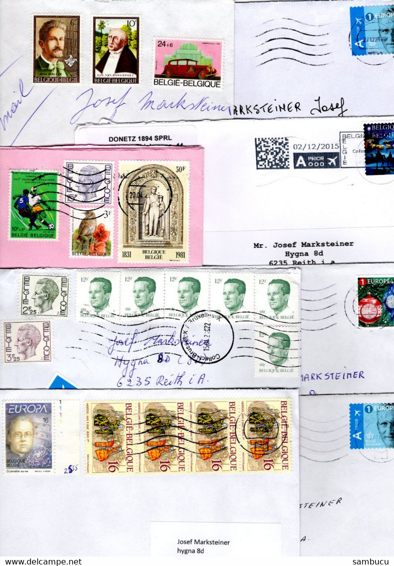 Belgien 24 Stück Auslandsbriefe Neu - Covers & Documents