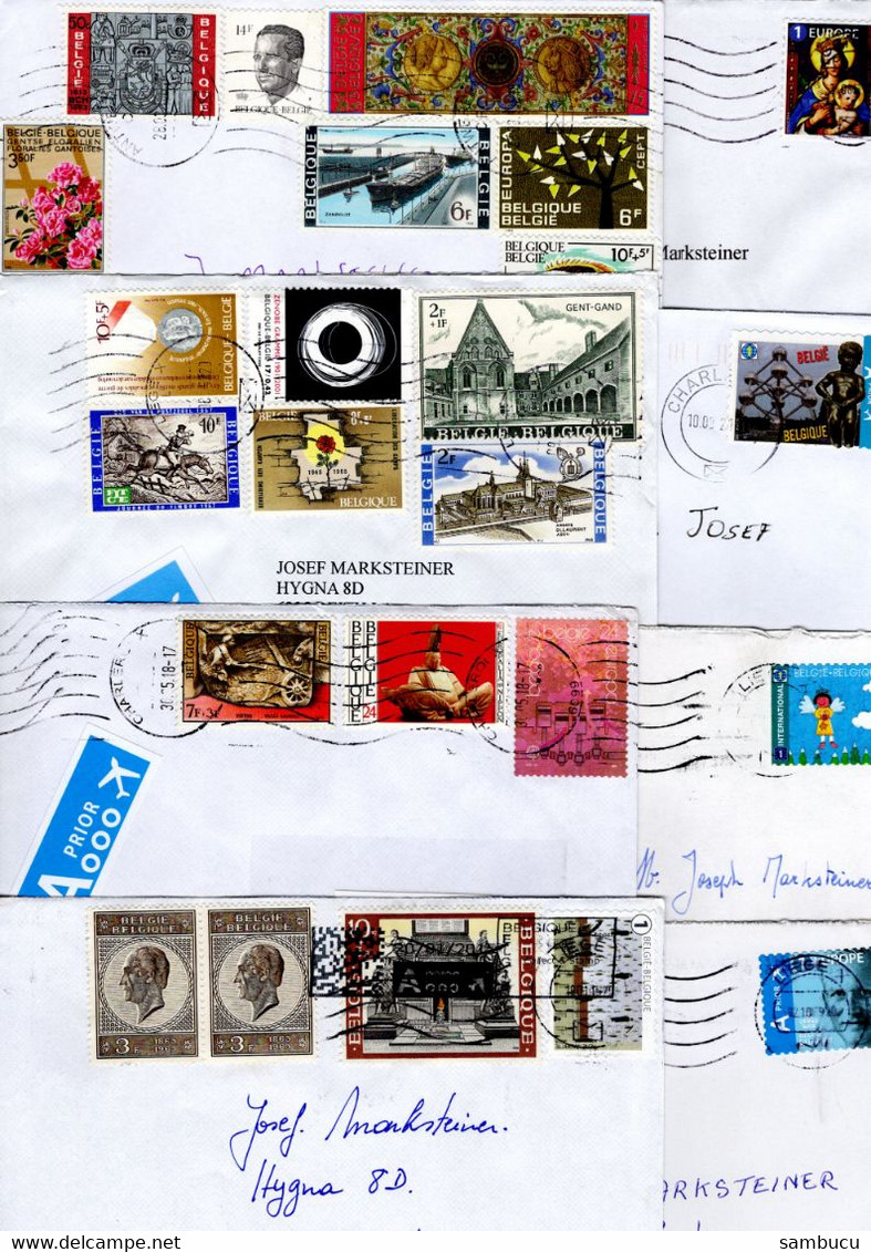 Belgien 24 Stück Auslandsbriefe Neu - Brieven En Documenten