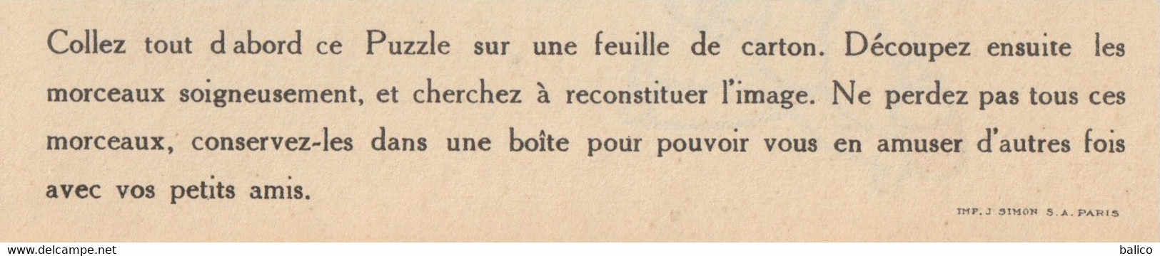 3    Puzzles à Découper - Publicité,  NESTLÉ - Andere & Zonder Classificatie