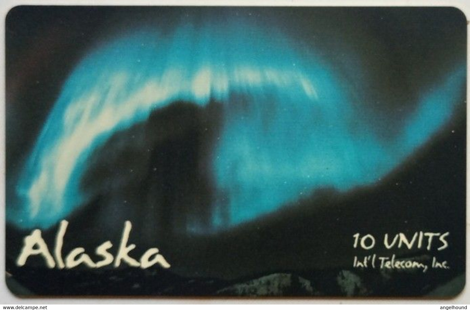 Alaska International Telecom 10 Units Alaska Borealis Photo - Chipkaarten