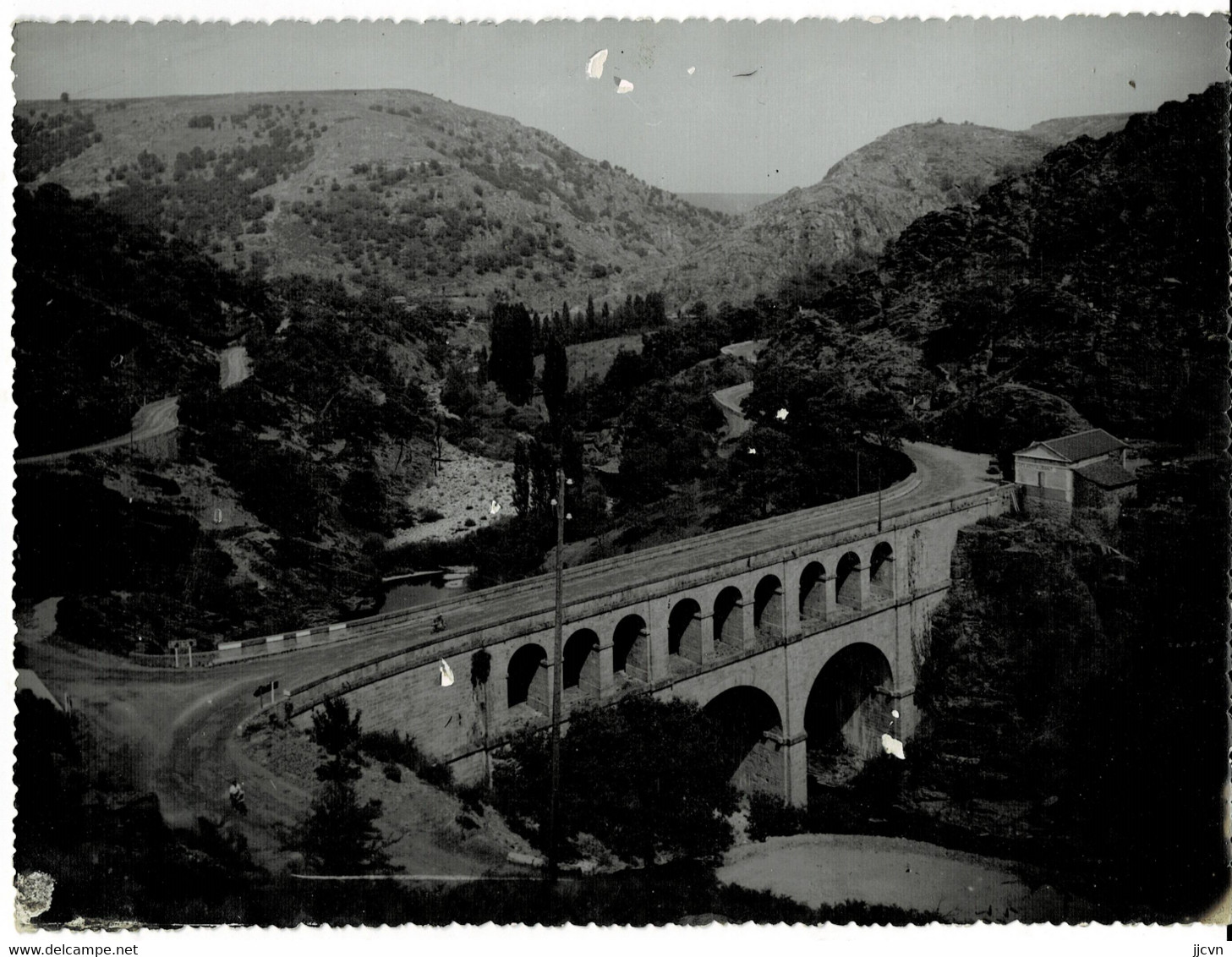 ""48 - Lozère - Villefort - Pont Louis Philippe - Très Belle Photo 23cm X 17,5cm Dentelée - Villefort