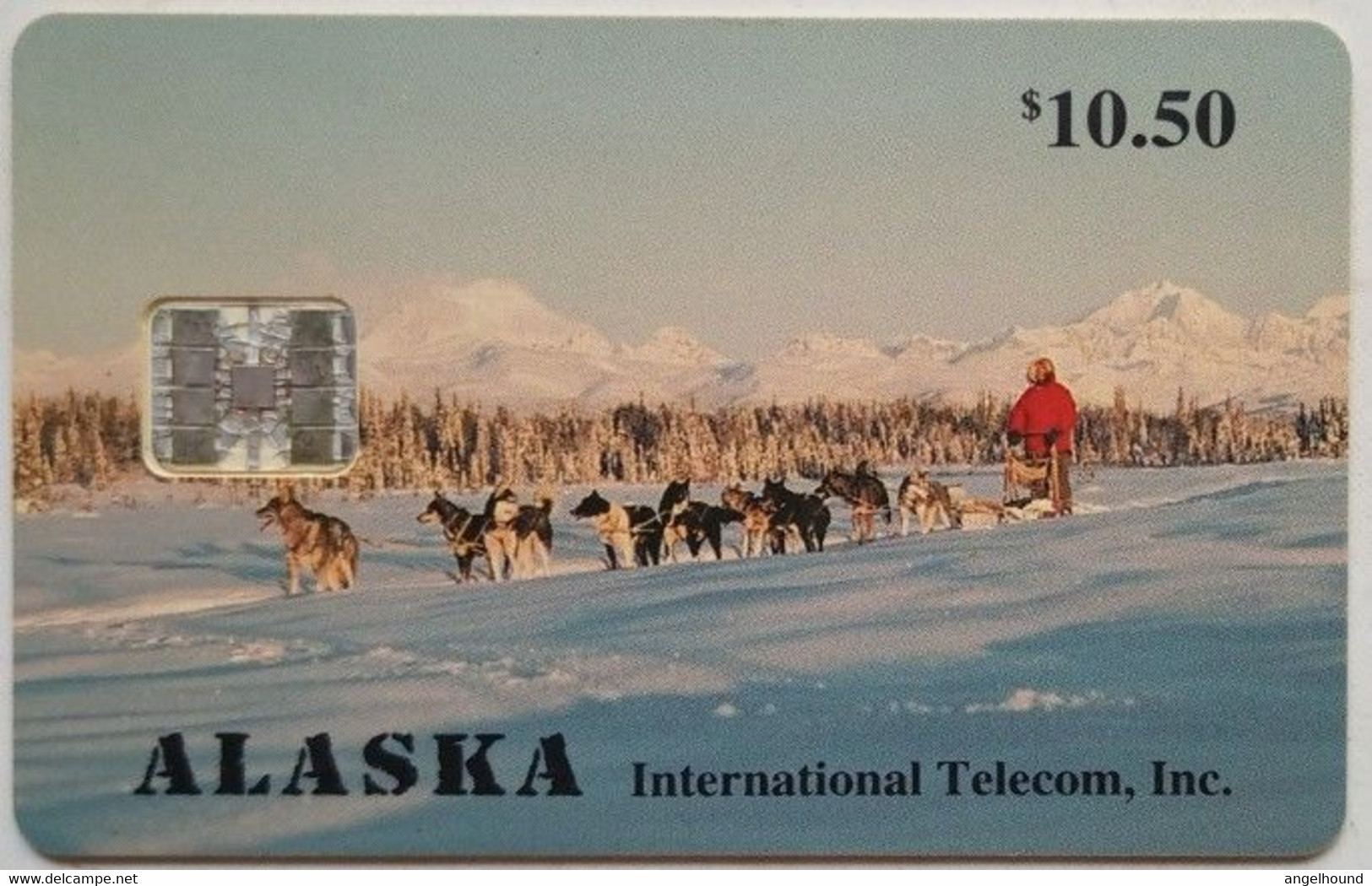 Alaska International Telecom $10.50 Dogs Mushing And Sled At Mount McKinley - [2] Chip Cards