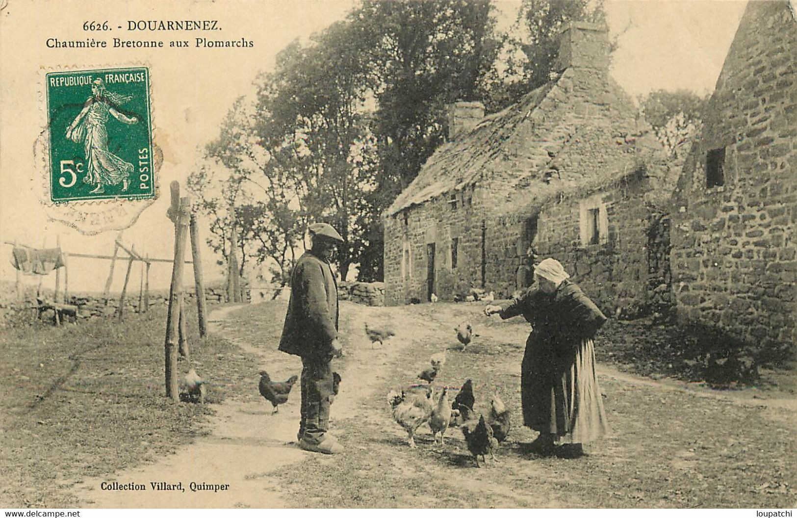 DOUARNENEZ Chaumiere Bretonne Aux Plomarchs - Douarnenez