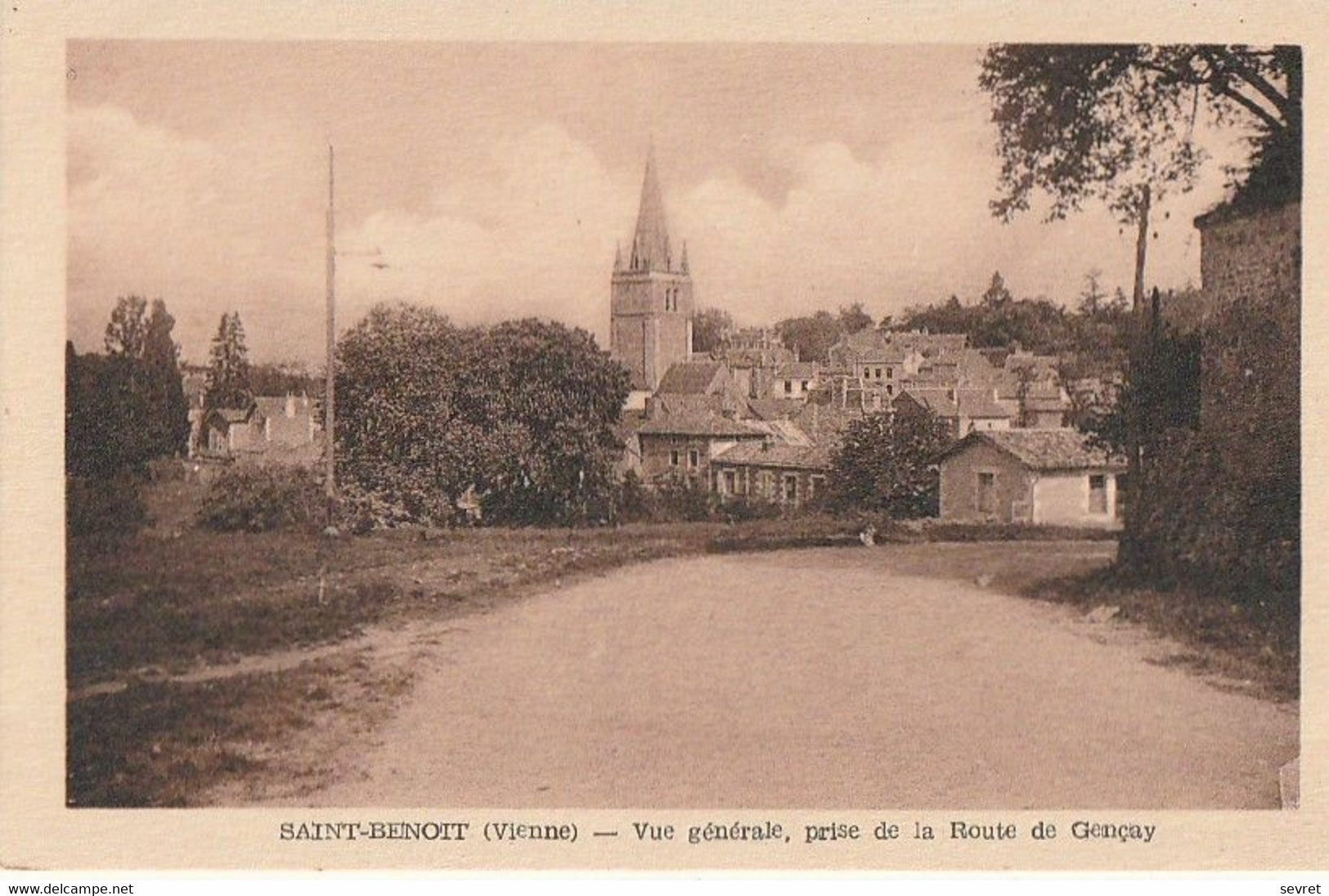 SAINT-BENOIT. - Vue Générale, Prise De La Route De Gençay - Saint Benoit