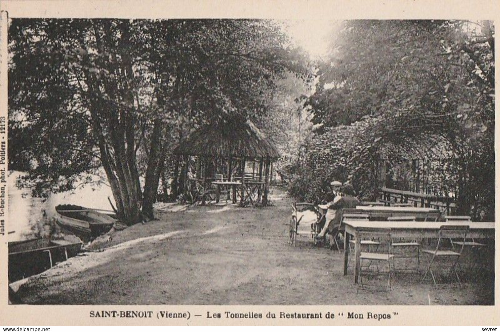 SAINT-BENOIT. - Les Tonnelles Du Restaurant De " Mon Repos" - Saint Benoît