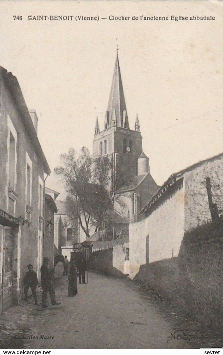 SAINT-BENOIT. - Clocher De L'ancienne Eglise Abbatiale - Saint Benoît