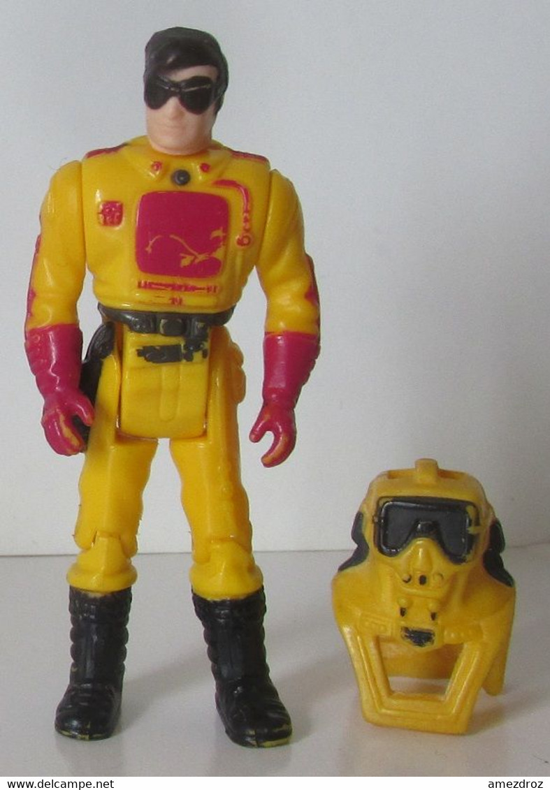 Figurine M.A.S.K Brad Turner Size 2.75" (7cm) Hocus Pocus Mask Série Original 1985  (9) - Autres & Non Classés