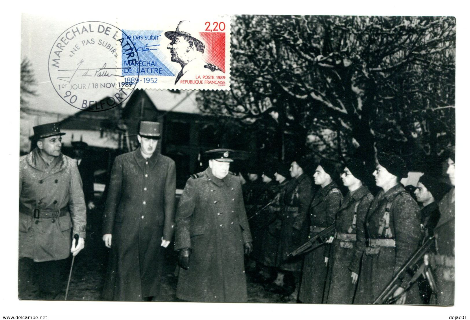 Thème Général De Gaulle - Photo - De Gaulle Et Churchill Octobre 1945 - R 6099 - De Gaulle (General)