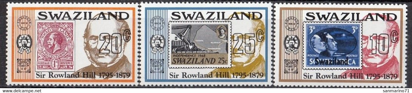 SWAZILAND 322-324,unused,post - Rowland Hill