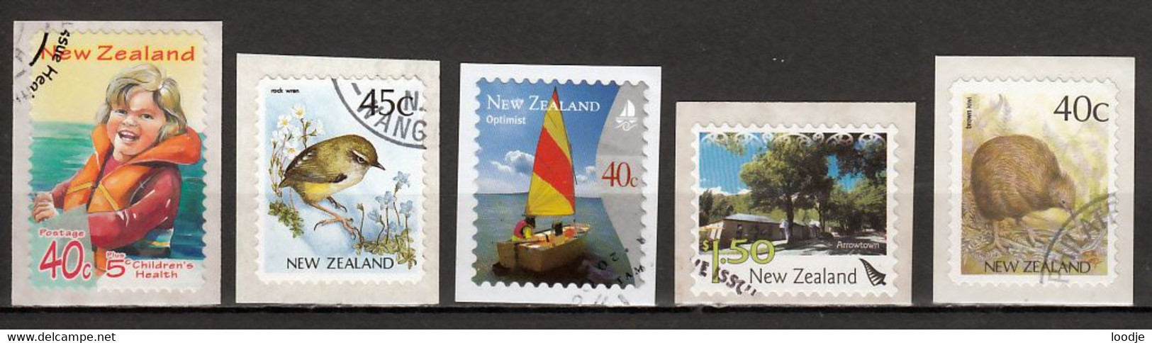 Nieuw-Zeeland Div. Zelfplakkers Gestempeld - Collections, Lots & Series