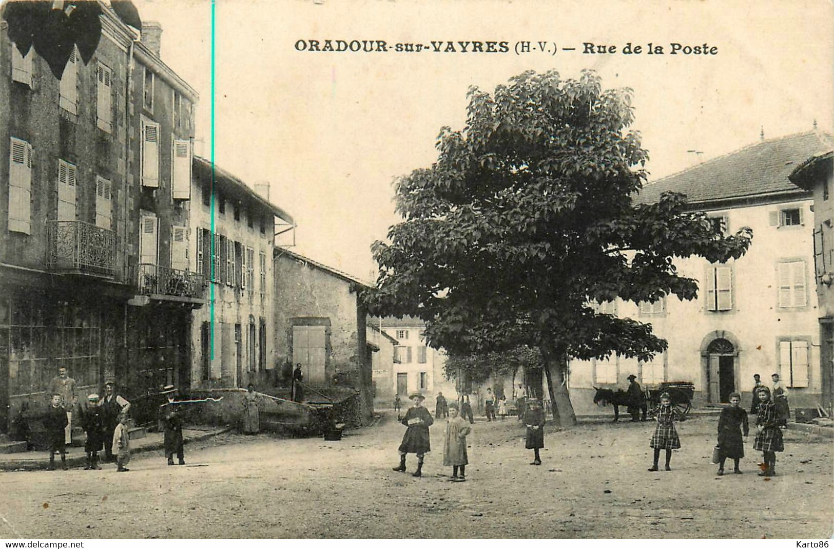 Oradour Sur Vayres * Place Et La Rue De La Poste * Arbre - Oradour Sur Vayres