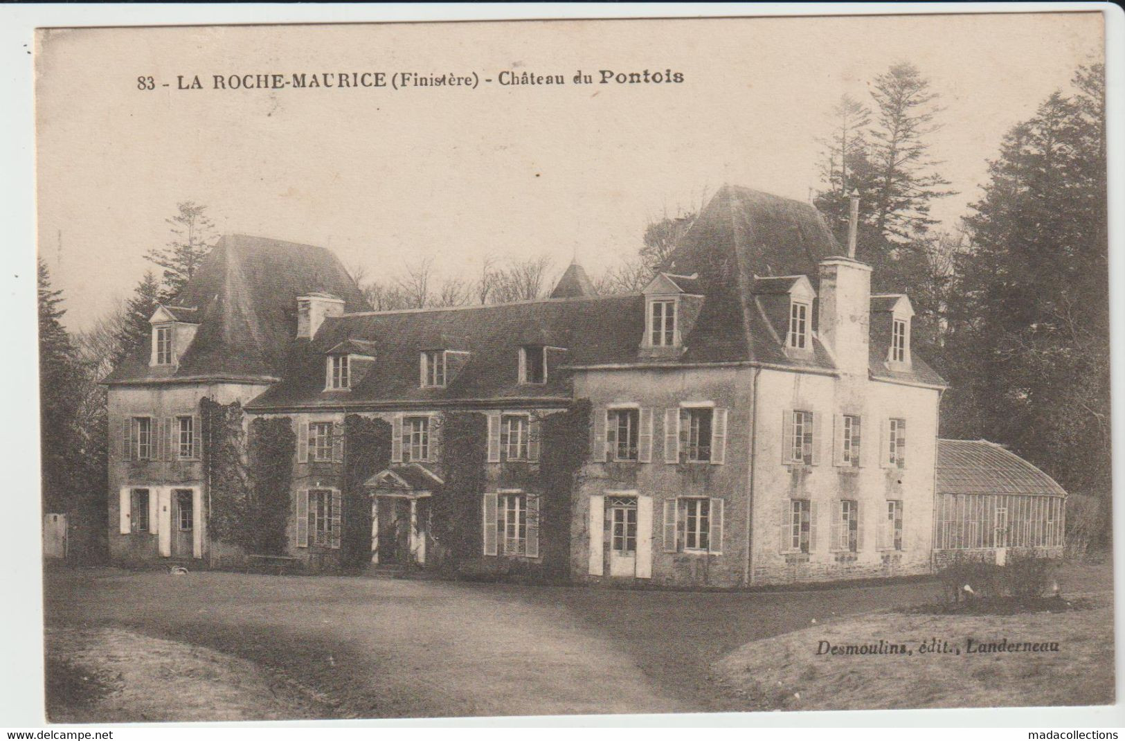 La Roche Maurice (29 - Finistère) Le Château Du Pontois - La Roche-Maurice